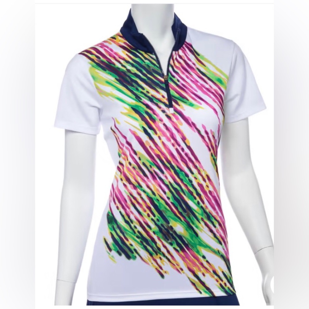 EPNY Golf Polo - Blue/Multi
